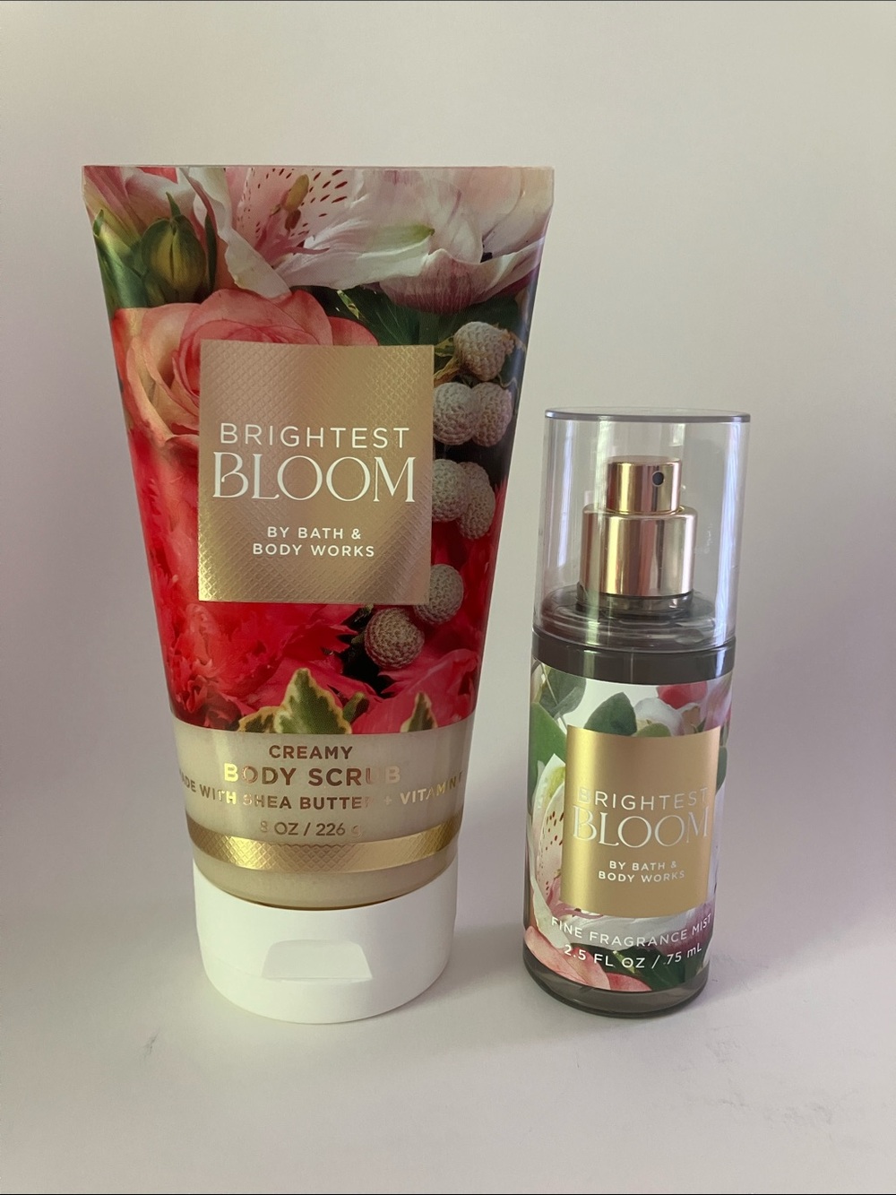 Bath & Body Works Brightest Bloom Limited Edition 2 PC Set  NWT